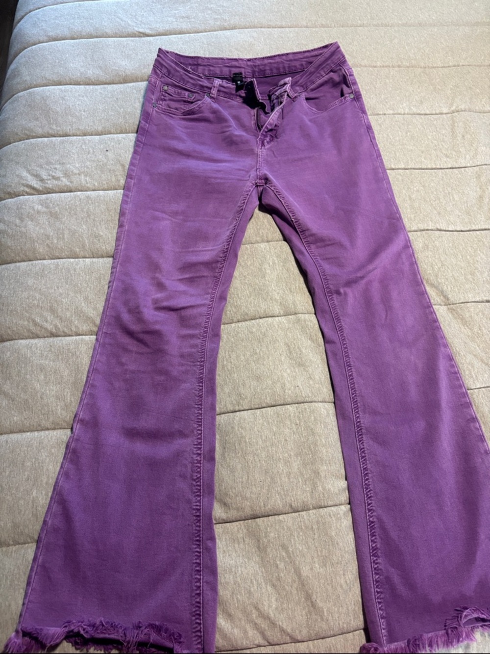 Venti 6 Purple Flared Jeans